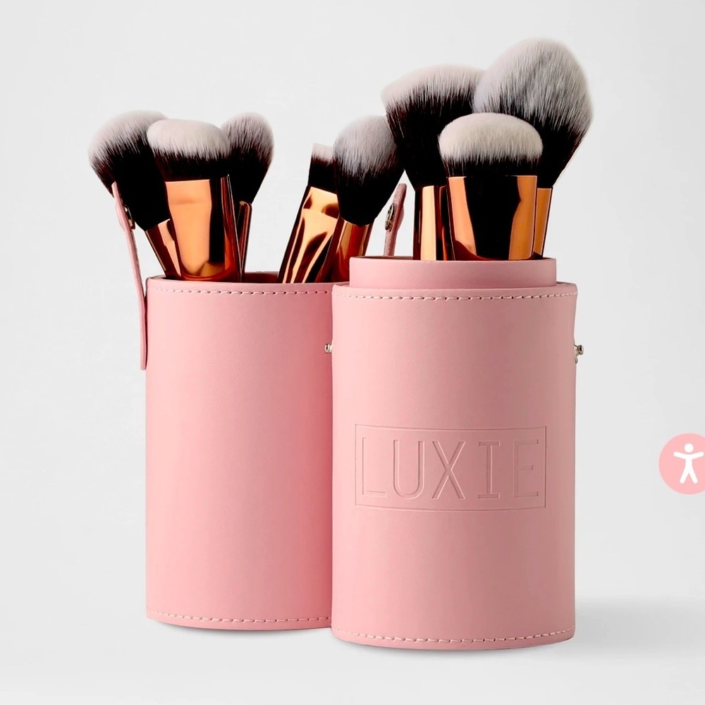 ✨ LUXIE SIGNATURE ROSE GOLD 12-PC BRUSH SET NEW